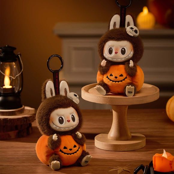 POP MART Labubu Happy Halloween Party Series Sitting Pumpkin Plush AUTHENTIC  others