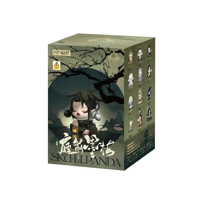 Genuine Pop Mart Skullpanda The Ink Plum Blossom Series Blind Box